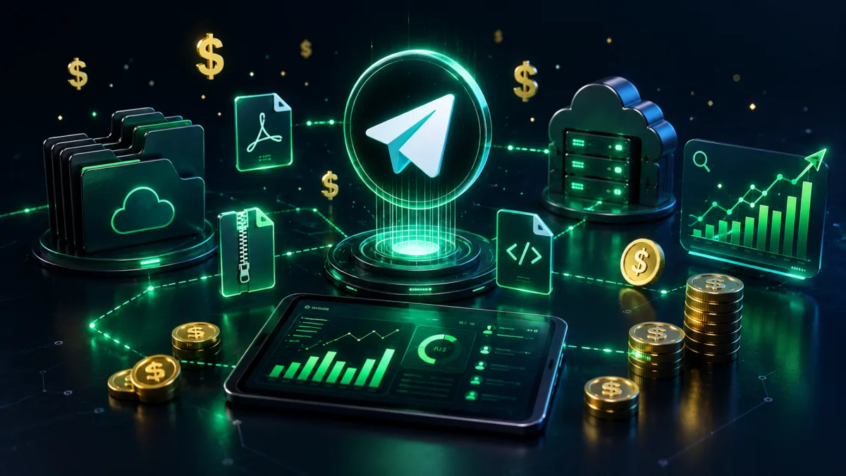 Monetize Telegram channels using paid file sharing and download links 2026